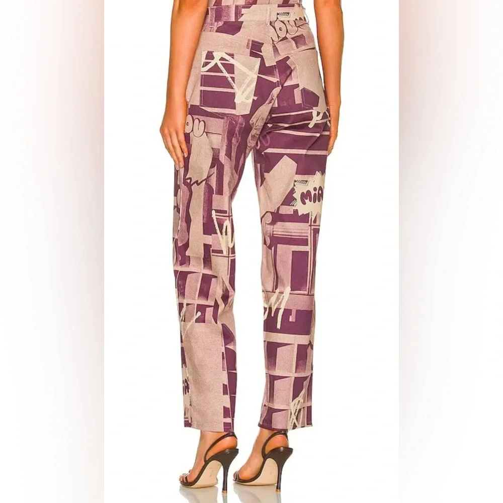 Miaou Matching Set in Stone Mauve/Wine - size Small - Picture 5 of 14